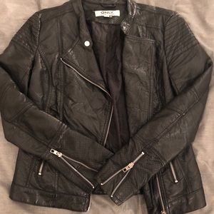 Faux Leather Jacket